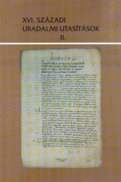 Kenyeres István (szerk.): XVI. századi uradalmi utasítások I-II.